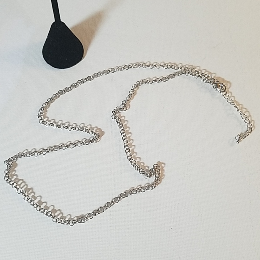 24" Link Chain Silver Tone